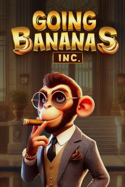 Banánový motiv na obalu hry Going Bananas Inc